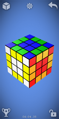 Screenshot of the application 3D Cube - #1