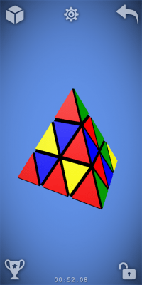 Screenshot of the application 3D Cube - #2