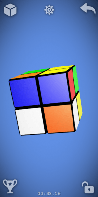 Screenshot of the application 3D Cube - #4