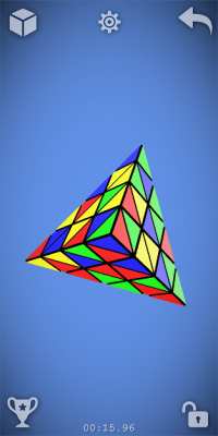 Screenshot of the application 3D Cube - #5