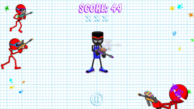 Screenshot of the application Gun Fu: Stickman 2 - #4