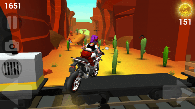 Screenshot of the application Faily Rider - #1