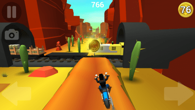 Screenshot of the application Faily Rider - #4