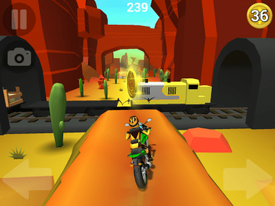 Screenshot of the application Faily Rider - #7