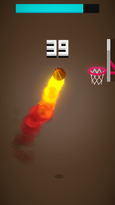 Screenshot of the application Dunk Hit - #1