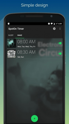 Screenshot of the application SpotOn - Sleep & Wake Timer for Spotify - #3