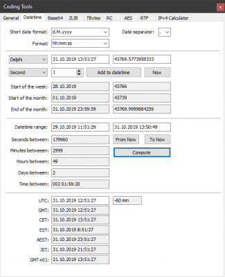 Screenshot of the application MiTeC InfoBar - #6