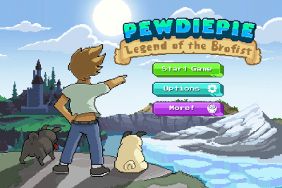 Screenshot of the application PewDiePie: Legend of Brofist - #1