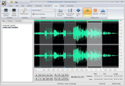 Screenshot of the application Soft4Boost Audio Studio - #2
