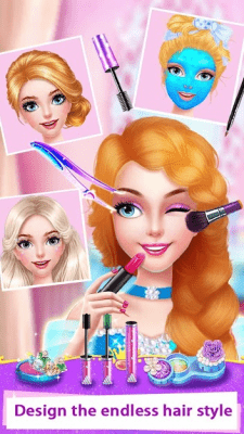 Screenshot of the application Long Hair Beauty Princess - Makeup Party Game - #2