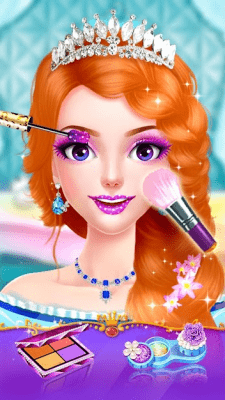 Screenshot of the application Long Hair Beauty Princess - Makeup Party Game - #4