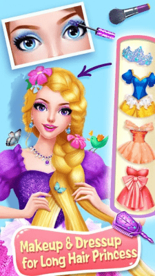 Screenshot of the application Long Hair Beauty Princess - Makeup Party Game - #5
