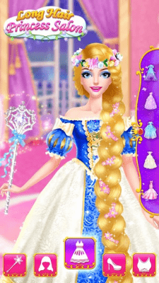 Screenshot of the application Long Hair Beauty Princess - Makeup Party Game - #7