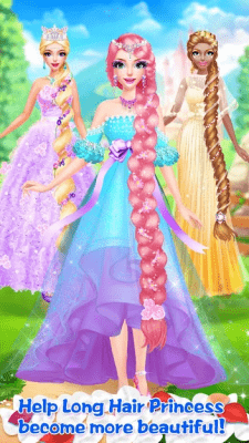 Screenshot of the application Long Hair Beauty Princess - Makeup Party Game - #8