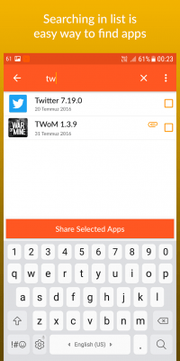 Screenshot of the application App Sharer+ - #2