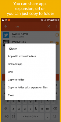 Screenshot of the application App Sharer+ - #3
