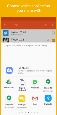 Screenshot of the application App Sharer+ - #4