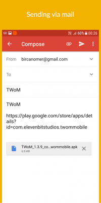 Screenshot of the application App Sharer+ - #5