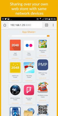 Screenshot of the application App Sharer+ - #7