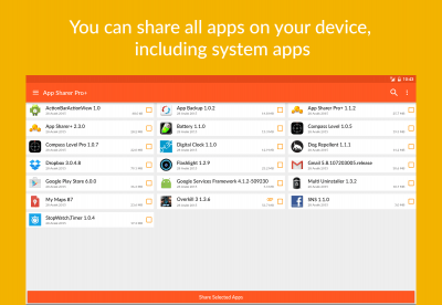 Screenshot of the application App Sharer+ - #9