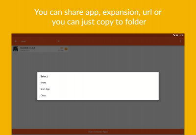 Screenshot of the application App Sharer+ - #11