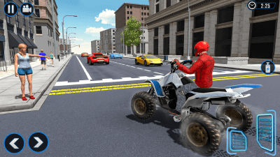 Screenshot of the application ATV Quad Bike Simulator 2018: Bike Taxi Games - #1