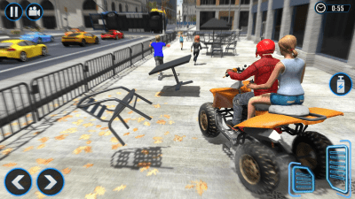Screenshot of the application ATV Quad Bike Simulator 2018: Bike Taxi Games - #2