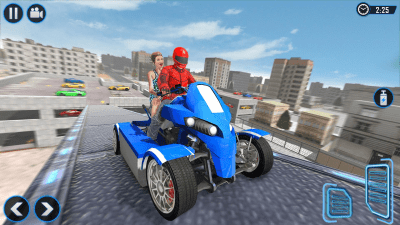 Screenshot of the application ATV Quad Bike Simulator 2018: Bike Taxi Games - #4