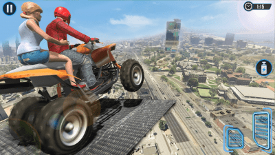 Screenshot of the application ATV Quad Bike Simulator 2018: Bike Taxi Games - #5