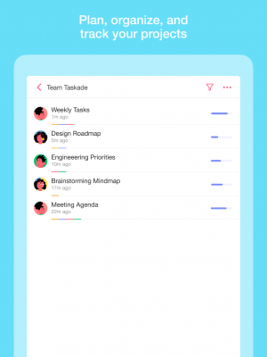 Screenshot of the application Taskade - #9