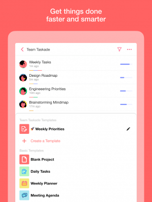 Screenshot of the application Taskade - #12