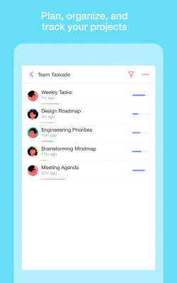 Screenshot of the application Taskade - #15