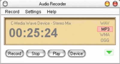 Screenshot of the application Audio Terminator - #3