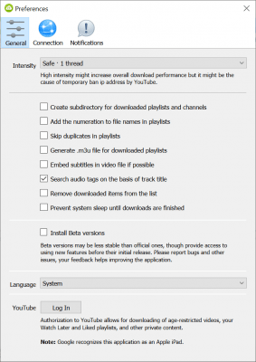 Screenshot of the application 4K Video Downloader - #4