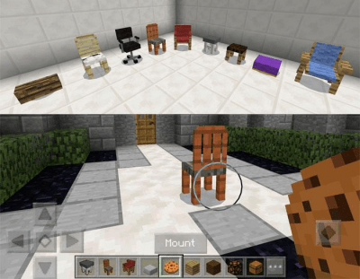 Screenshot of the application Armchairs and Chairs for Meinkraft - #1