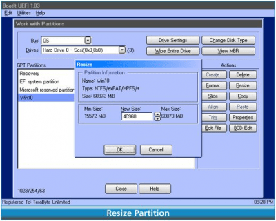 Screenshot of the application BootIt UEFI - #4
