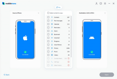 Screenshot of the application Wondershare MobileTrans - #2