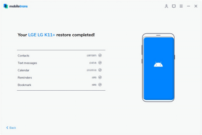 Screenshot of the application Wondershare MobileTrans - #4