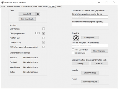 Screenshot of the application Windows Repair Toolbox - #5