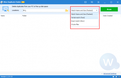 Screenshot of the application Wise Duplicate Finder - #2
