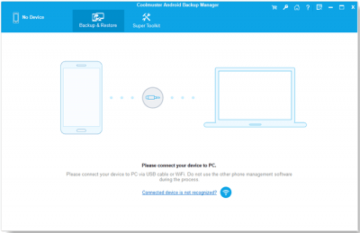 Screenshot of the application Coolmuster Android Backup Manager - #3