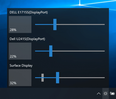 Screenshot of the application Monitorian - #1