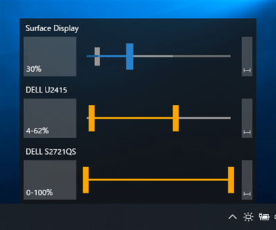 Screenshot of the application Monitorian - #3