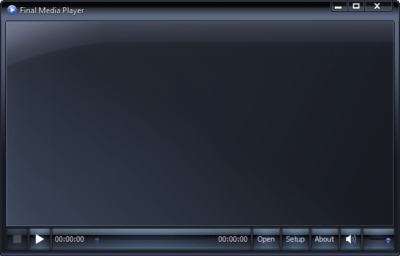 Screenshot of the application Final Media Player - #1