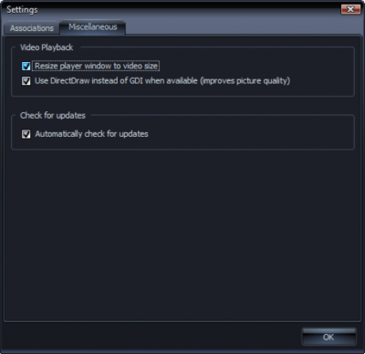 Screenshot of the application Final Media Player - #3