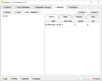 Screenshot of the application Fort Firewall - #4