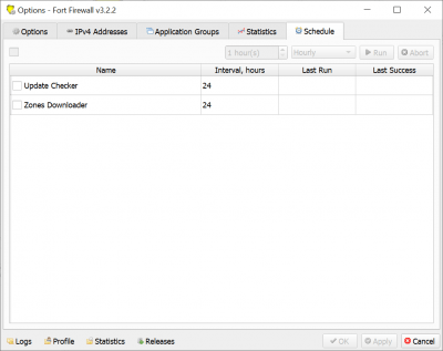 Screenshot of the application Fort Firewall - #5