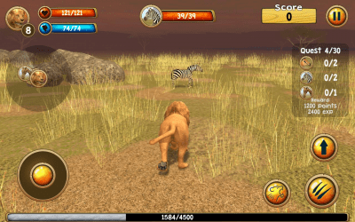 Screenshot of the application Wild Lion Simulator 3D - #6