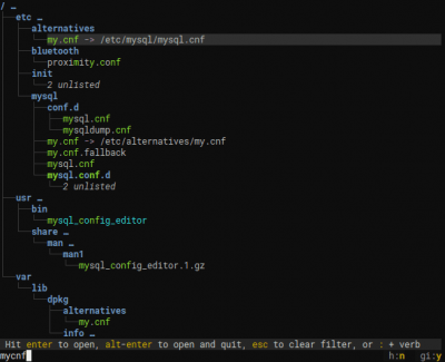 Screenshot of the application Broot - #3