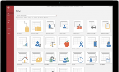 Screenshot of the application Microsoft Access - #3